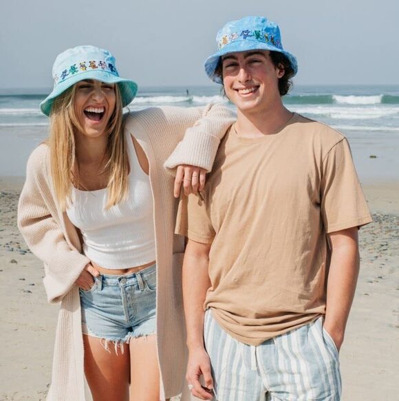6432 Grateful Dead Bucket Hat Blue, Bucket main image 4